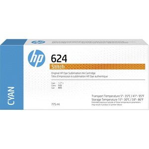 HP 624 Original Inkjet Ink Cartridge - Cyan Pack - Inkjet