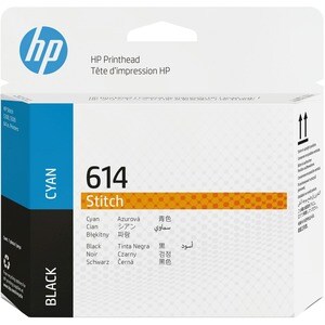 HP 614 Original Inkjet Printhead - Black, Cyan Pack - Inkjet