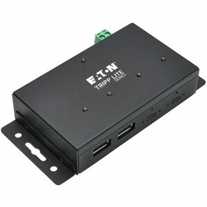 Eaton Tripp Lite Series Industrial 4-Port USB-C Hub - USB 3.x Gen 2 (10Gbps), 2x USB-A & 2x USB-C Ports, 15 kV ESD Immunit