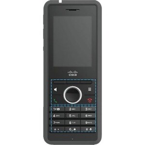 Cisco 6825 Handset - Wandmontierbar - Dunkelgrau - Schnurlos - DECT, Bluetooth - 250 Phone Book/Directory Memory - 2 x Tot