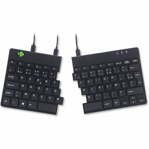 R-Go Split Break clavier ergonomique, AZERTY (FR) - filaire, noir