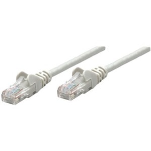 Network Patch Cable, Cat6, 0.25m, Grey, CCA, U/UTP, PVC, RJ45, Gold Plated Contacts, Snagless, Booted, Lifetime Warranty, 