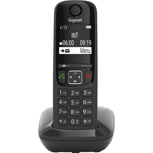 Gigaset AS690 DECT Cordless Phone - White - Cordless - Corded - 1 x Phone Line - 1 x Handset - 1 Simultaneous Calls - Spea
