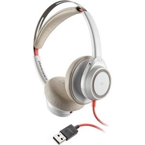 Plantronics Blackwire Com fios Headset Estéreo Fone de ouvido - Branco - Binaural - Supra-aural - 32 Ohm - 20 Hz para 20 k