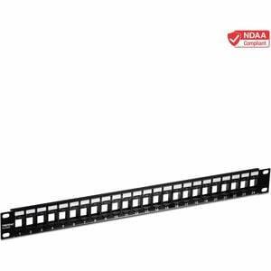 Trendnet 24-Port Blank Keystone 1U Patch Panel