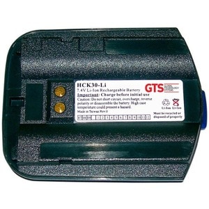 GTS HCK30-LI Battery - Lithium Ion (Li-Ion) - For Barcode Scanner - Battery Rechargeable - 7.4 V DC - 2400 mAh