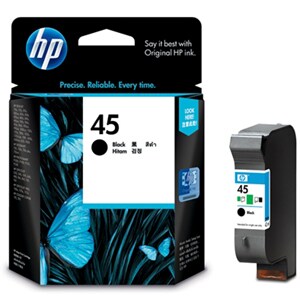 HP 45 原版 喷墨 墨盒 - 黑 包 - 喷墨