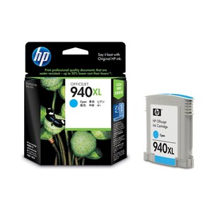 HP 940XL 原版 喷墨 墨盒 - 青色 包 - 喷墨