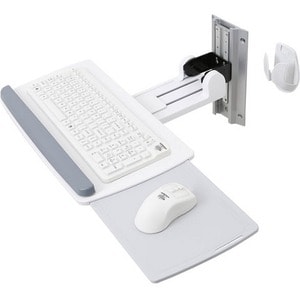 Ergotron Neo-Flex 壁挂式安装座 用于 鼠标, 键盘 - 白 - 2.27 kg 承载量