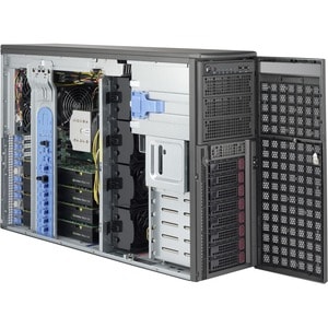 Supermicro SuperWorkstation 7048GR-TR - 4U 塔式 - LGA 2011-v3插座 - 2 x 处理器支持 - Intel C612 Express 芯片 - 1 TB DDR4 SDRAM DDR4-2