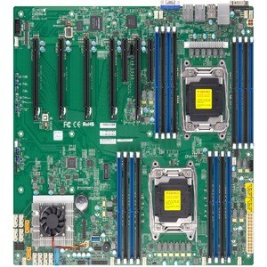 Supermicro X10DRG-Q 服务器主板 - Intel C612 芯片组 - LGA 2011-v3插座 - 专有外形 - 512 GB DDR4 SDRAM 最大内存 - 16 x 内存插槽 - Gigabit Ethernet 