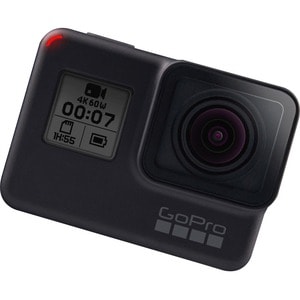 GoPro HERO 7 数码摄像机 - 5.1 cm (2") LCD 触控屏 - CMOS - Full HD - 黑 - 16:9 - H.264 - 电子 (IS) - USB - microSD - 存储卡 - 三脚架