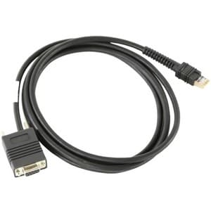 Zebra 2.13 m (84") Serial Data Transfer Cable - First End: 9-pin DB-9 RS-232 Serial - Female