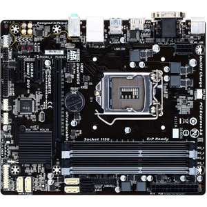 Gigabyte GA-B85M-DS3H-A Desktop Motherboard - Intel B85 Express Chipset - Socket H3 LGA-1150 - Micro ATX - 32 GB DDR3 SDRA