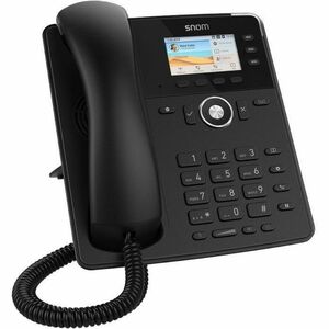 Snom D717 IP-Telefon - Schnurgebunden - Schnurgebunden - Desktop - Schwarz - VoIP - 2 x Netzwerk (RJ-45) - PoE Ports