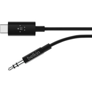 Belkin Rockstar 90 cm Mini-Phone/USB-C Audiokabel - Cable for Audiogerät, Lautsprecher, Smartphone, Tablet, MacBook Air, i