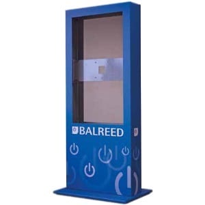 Unicol K-Touch Displaygehäuse - 116,8 cm (46 Zoll) - Am Boden befestigt/Freistehend