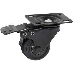 V7 RM4CASTERS-1E Caster - 50.80 mm Diameter - Steel, Rubber - 4 / Set
