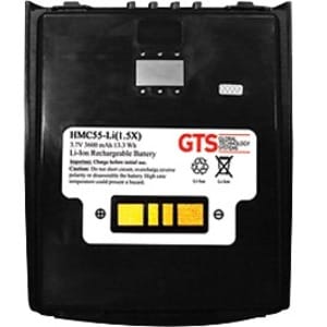 GTS HMC55-LI(1.5X) Battery - Lithium Ion (Li-Ion) - For Handheld Device - Battery Rechargeable - 3.7 V DC - 3600 mAh Shelf