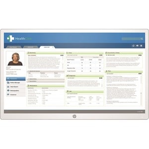 Monitor LCD HP HC271 685,8 mm (27") Class QHD - 16:9 - Bianco - 68,6 cm (27") Viewable - LED Luce posteriore - 2560 x 1440