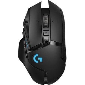 Souris de jeu Logitech LIGHTSPEED G502 - Wi-Fi - USB - Noir - Sans fil - 16000 dpi - Roulettes avec frein