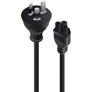 Alogic Standard Power Cord - For Power Supply - 230 V AC / 10 A - Black - 50 cm Cord Length - IEC 60320 C5 - Australia