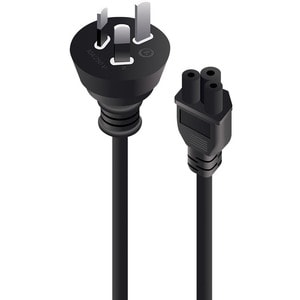 Alogic Standard Power Cord - For Power Supply - 230 V AC / 10 A - Black - 2 m Cord Length - IEC 60320 C5 - Australia