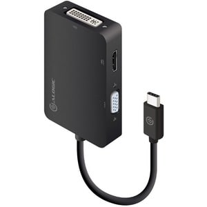 ALOGIC 3-IN-1 USB-C TO HDMI DVI VGA ADAPTER - MALE TO 3-FEMALE