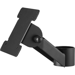 APA-HA-45 POS VESA head on angled arm - capacity 10kg (22lb) - pole attachment 45mm (1.8") - steel - Black