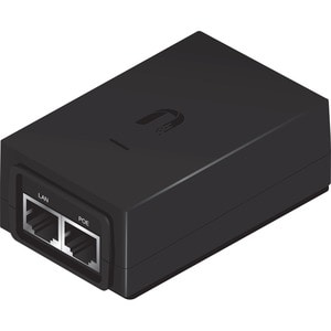 Ubiquiti PoE Adapter - 48 V DC, 500 mA Output - 1 x Gigabit Ethernet Input Port(s) - 1 x PoE Output Port(s) - 24 W