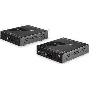StarTech.com HDMI KVM Extender over IP Network - 4K 30Hz HDMI and USB over IP LAN or Cat5/Cat6 Ethernet (100m/330ft) - Rem