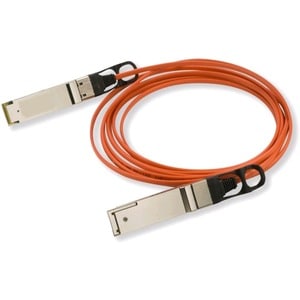 HPE Aruba 40G QSFP+ to QSFP+ 30m Active Optical Cable - 98.43 ft Fiber Optic Network Cable for Network Device - First End:
