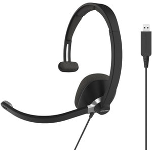 Koss CS295-USB Gaming Headset - Mono - USB - Wired - 20 Hz - 22 kHz - Over-the-head - Monaural - 8 ft Cable - Noise Cancel