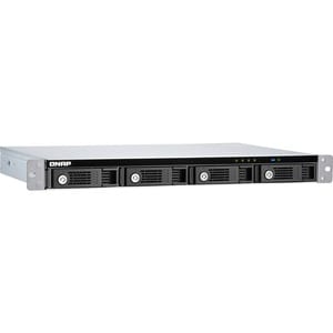 QNAP TR-004U 4 x Total Bays DAS Storage System Rack-mountable - Serial ATA/300 Controller - RAID Supported - 0, 1, 5, 10, 