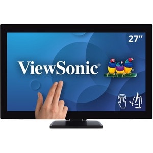 ViewSonic TD2760 27 Inch 1080p 10-Point Multi Touch Screen Monitor with Advanced Ergonomics RS232 HDMI and DisplayPort - T