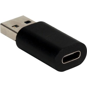 QVS USB 3.1 Male to USB-C Female 5Gbps Compact Conversion Adaptor - 1 x Type A USB Male - 1 x Type C USB 3.1 USB Female - 