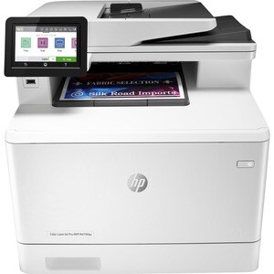 HP Inc. HP LaserJet Pro M479fdw Kabellos - Laser-Multifunktionsdrucker - Farbe - Kopierer/Fax/Drucker/Scanner - 27 Seiten/Min. Mono/27 ppm Farbdruck - 38400 x 600 dpi Druckauflösung - Duplexdruck, Automatisch - Bis zu50000 Seiten pro Monat - 300 Blatt Papierzufuhr - Farbe Scanner - 1200 dpi Scanauflösung - Monochrom Fax - Gigabit-Ethernet - Wireless LAN - HP ePrint, Apple AirPrint, Google Cloud Print, Mopria, Wi-Fi Direct - USB