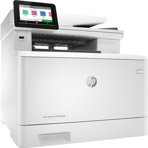 HP Inc. HP LaserJet Pro M479dw Kabellos - Laser-Multifunktionsdrucker - Farbe - Kopierer/Drucker/Scanner - 27 Seiten/Min. Mono/27 ppm Farbdruck - 38400 x 600 dpi Druckauflösung - Duplexdruck, Automatisch - Bis zu50000 Seiten pro Monat - 300 Blatt Papierzufuhr - Farbe Scanner - 1200 dpi Scanauflösung - Gigabit-Ethernet - Wireless LAN - HP ePrint, Apple AirPrint, Google Cloud Print, Mopria, Wi-Fi Direct - USB