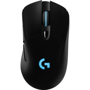Logitech G703 LIGHTSPEED Wireless Gaming Mouse - PMW3366 - Cable/Wireless - Radio Frequency - Black - USB - 12000 dpi