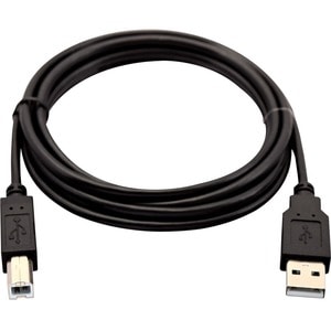 Câble pour transfert de données V7 V7USB2AB-02M-1E - 2,01 m - Cable for Dispositif périphérique, Imprimante, Scanner, Medi