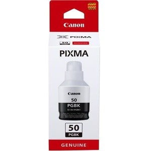 Canon GI-50 PGBK Ink Refill Kit - Black - Inkjet - 6000 Pages - 135 mL - High Yield - 1 Pack