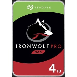 Seagate IronWolf Pro ST4000NE001 4 TB Hard Drive - 3.5" Internal - SATA (SATA/600) - Conventional Magnetic Recording (CMR)
