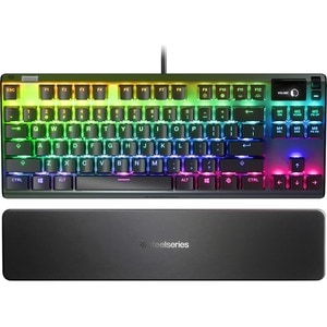 SteelSeries Apex 7 TKL Mechanical Gaming Keyboard - Cable Connectivity - USB Interface Macro, Volume Control, Brightness, 