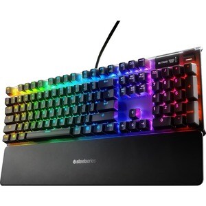 SteelSeries APEX 7 Mechanical Gaming Keyboard - Cable Connectivity - USB Interface - 104 Key Multimedia Hot Key(s) - Engli