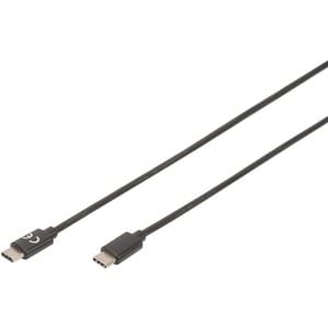 Digitus USB Type-C Anschlusskabel, Type-C - C. Kabellänge: 3 m. Anschluss 1: USB C, Anschluss 2: USB C, USB-Version: USB 2