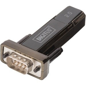 Digitus Datentransferadapter - 1 - 1 x Typ A Stecker USB - 1 x DB-9 Stecker Seriell