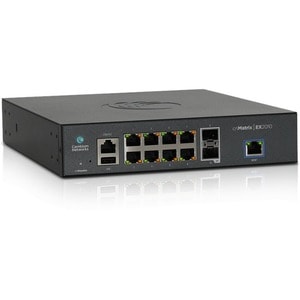 Cambium Networks cnMatrix EX2010 10 Ports Manageable Ethernet Switch - Gigabit Ethernet - 10/100/1000Base-T - 3 Layer Supp