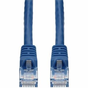 AddOn 6ft Blue CAT 6 PVC Ethernet Cable Snagless Bubble Boot RJ-45 M/M - 6 ft Category 6 Network Cable for Patch Panel, Hu