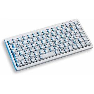 CHERRY G84-4100 Keyboard - Cable Connectivity - PS/2, USB Interface - English (US) - Light Grey - Mechanical Keyswitch - 8