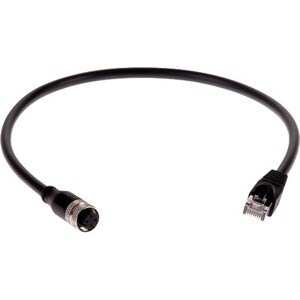 AXIS 50 cm M12/RJ-45 Netzwerkkabel für Netzwerkgerät - Erster Anschluss: RJ-45 Netzwerk - Stecker - Zweiter Anschluss: M12